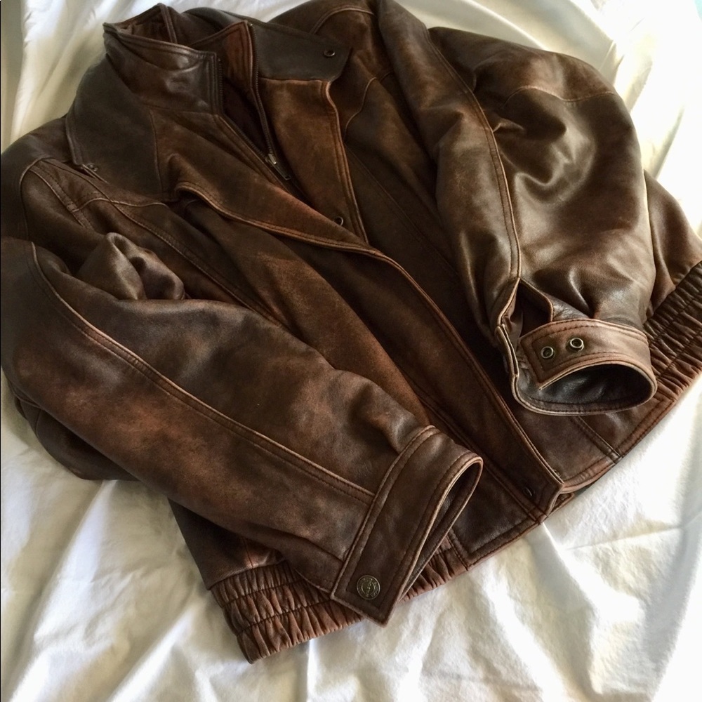 Men’s premium leather jacket XL.